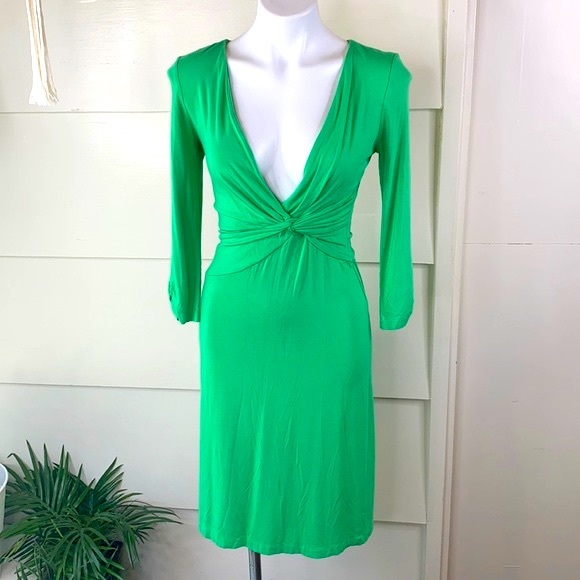 Lilly Pulitzer Green MIDI Long Sleeve Dress XS - Picture 4 of 15